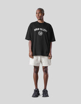 College Logo Big T-Shirt - Black