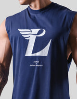 Wing L Logo No Sleeve - Navy