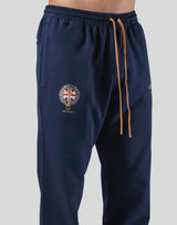 Emblem Oversize Sweat Pants - Navy