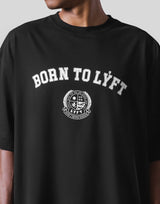College Logo Big T-Shirt - Black