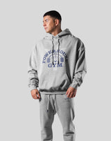 LÝFT × Power House Gym Oversize Sweat Hoodie - Grey