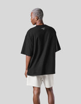 College Logo Big T-Shirt - Black