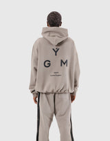 GYM Oversize Sweat Hoodie - Beige