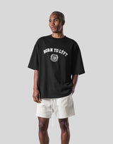 College Logo Big T-Shirt - Black