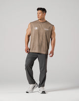 Extend Cotton Team LÝFT Graphic Tanktop - Beige