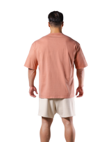 LÝFT Logo Vintage Big T-Shirt - Orange