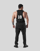 18 Logo Drop Tanktop - Black
