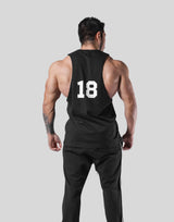18 Logo Drop Tanktop - Black
