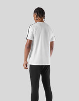 Logo Line Stretch T-Shirt - White