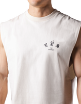 Old English No Sleeve - Ivory