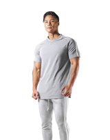Slim Fit 2 Line T-Shirt 2 - Grey