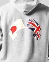 New Flag Oversize Sweat Hoodie - Grey