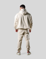 LÝFT × Power House Gym Oversize Sweat Hoodie - Ivory