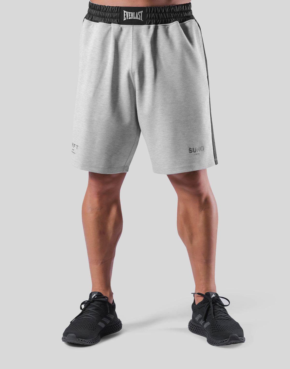 LÝFT x EVERLAST x SUNG Stretch Shorts - Grey
