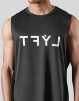 LÝFT × WIND AND SEA Stretch Loose Fit Tanktop - Black