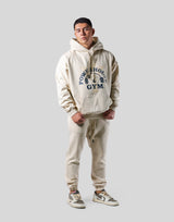 LÝFT × Power House Gym Oversize Sweat Hoodie - Ivory