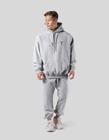 New Flag Oversize Sweat Hoodie - Grey