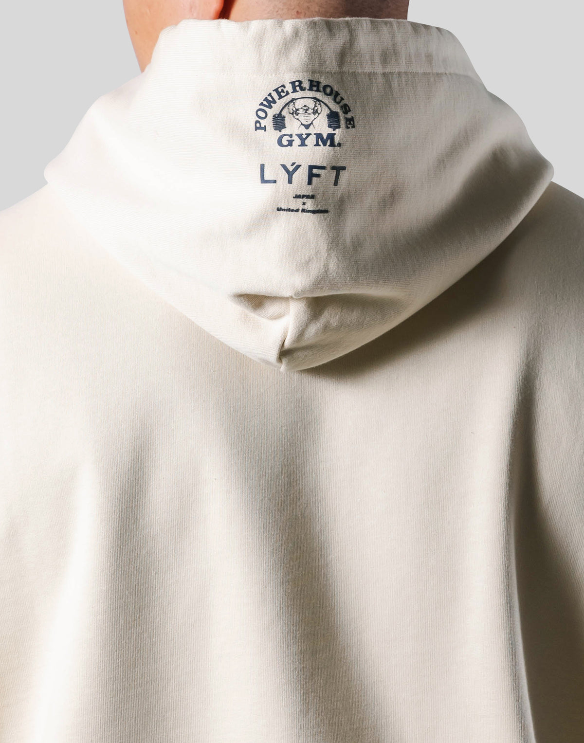 LÝFT × Power House Gym Oversize Sweat Hoodie - Ivory