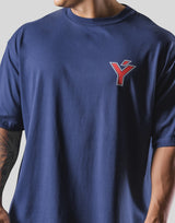 Multi Logo Big T-Shirt - Navy