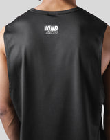 LÝFT × WIND AND SEA Stretch Loose Fit Tanktop - Black