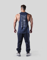 Heritage Logo Drop Tanktop - Navy