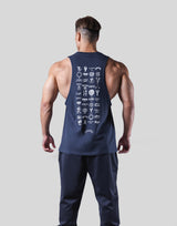 Heritage Logo Drop Tanktop - Navy