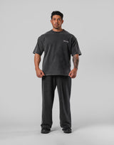 REPS Graphic Vintage Big T-Shirts - Black