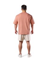LÝFT Logo Vintage Big T-Shirt - Orange