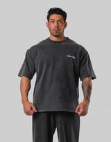 REPS Graphic Vintage Big T-Shirts - Black