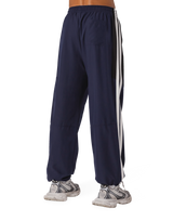 2Line Adjustable Wide Track Pants - Navy