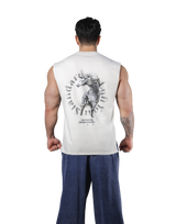 Horse Graphic Vintage Tanktop - Ivory