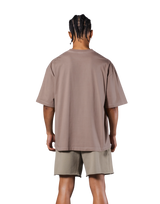 LÝFT Logo Vintage Big T-Shirt - Beige