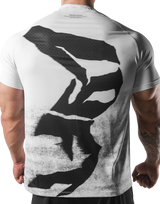 Faded Graphic Slim Fit T-Shirt - White