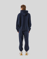 Pile Wappen Sweat Hoodie - Navy