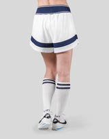 Waist Rib Flare Shorts - White