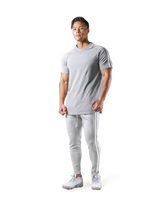 Slim Fit 2 Line T-Shirt 2 - Grey