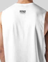 LÝFT × WIND AND SEA Stretch Loose Fit Tanktop - White