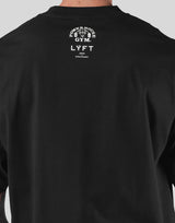 LÝFT × Power House Gym Extra Big T-Shirt - Black