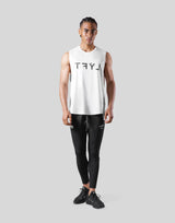 LÝFT × WIND AND SEA Stretch Loose Fit Tanktop - White