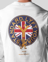 Back Emblem Long T-Shirt - White