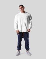 Back Emblem Long T-Shirt - White