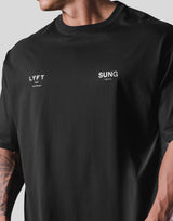 LÝFT x EVERLAST x SUNG Big T-Shirt - Black