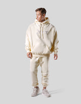 New Flag Oversize Sweat Hoodie - Ivory