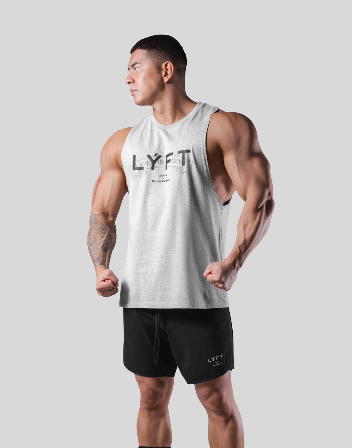 Heritage Logo Drop Tanktop - Grey