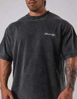 REPS Graphic Vintage Big T-Shirts - Black