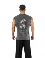 Horse Graphic Vintage Tanktop - D.Grey