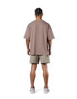 LÝFT Logo Vintage Big T-Shirt - Beige