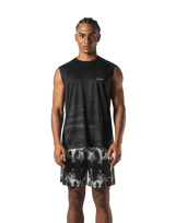 Faded Graphic Tanktop - Black