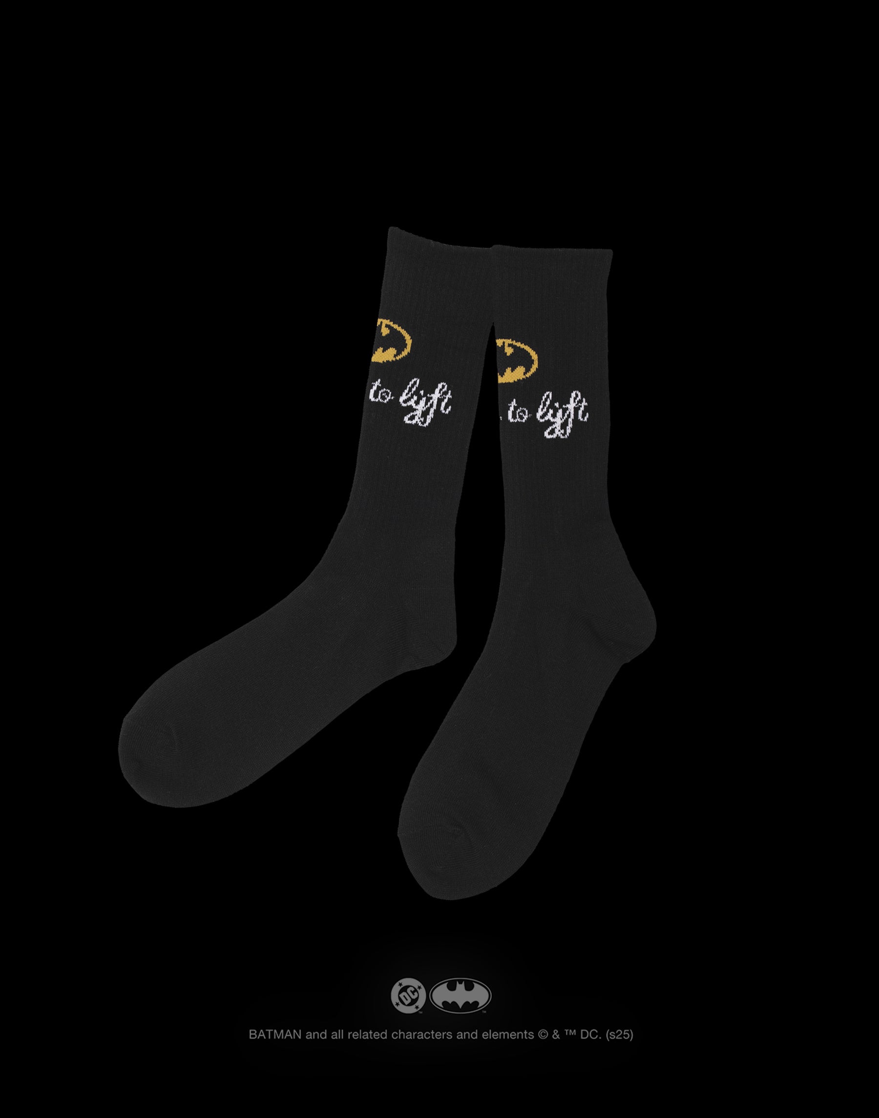 BATMAN / Bat Signal Socks - Black – LÝFT