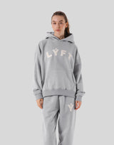 Pile Wappen Sweat Hoodie - Grey